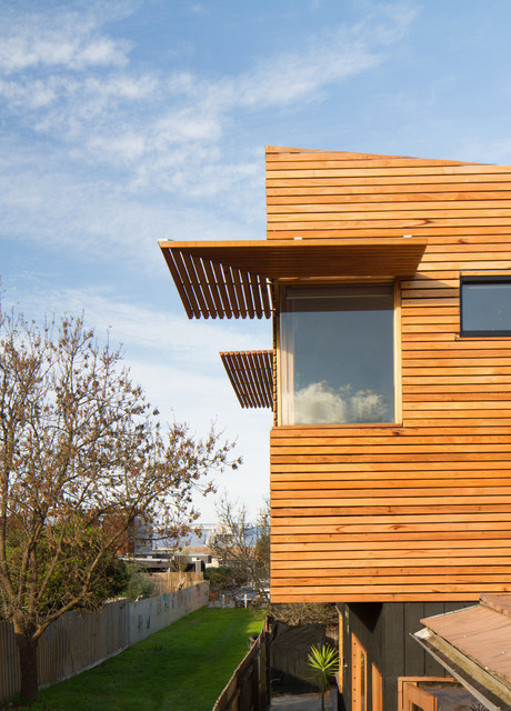 Westgarth Timber Project trendy-hus-og-facade