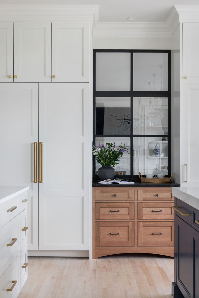 Inspiration for a transitional home design remodel in Austin