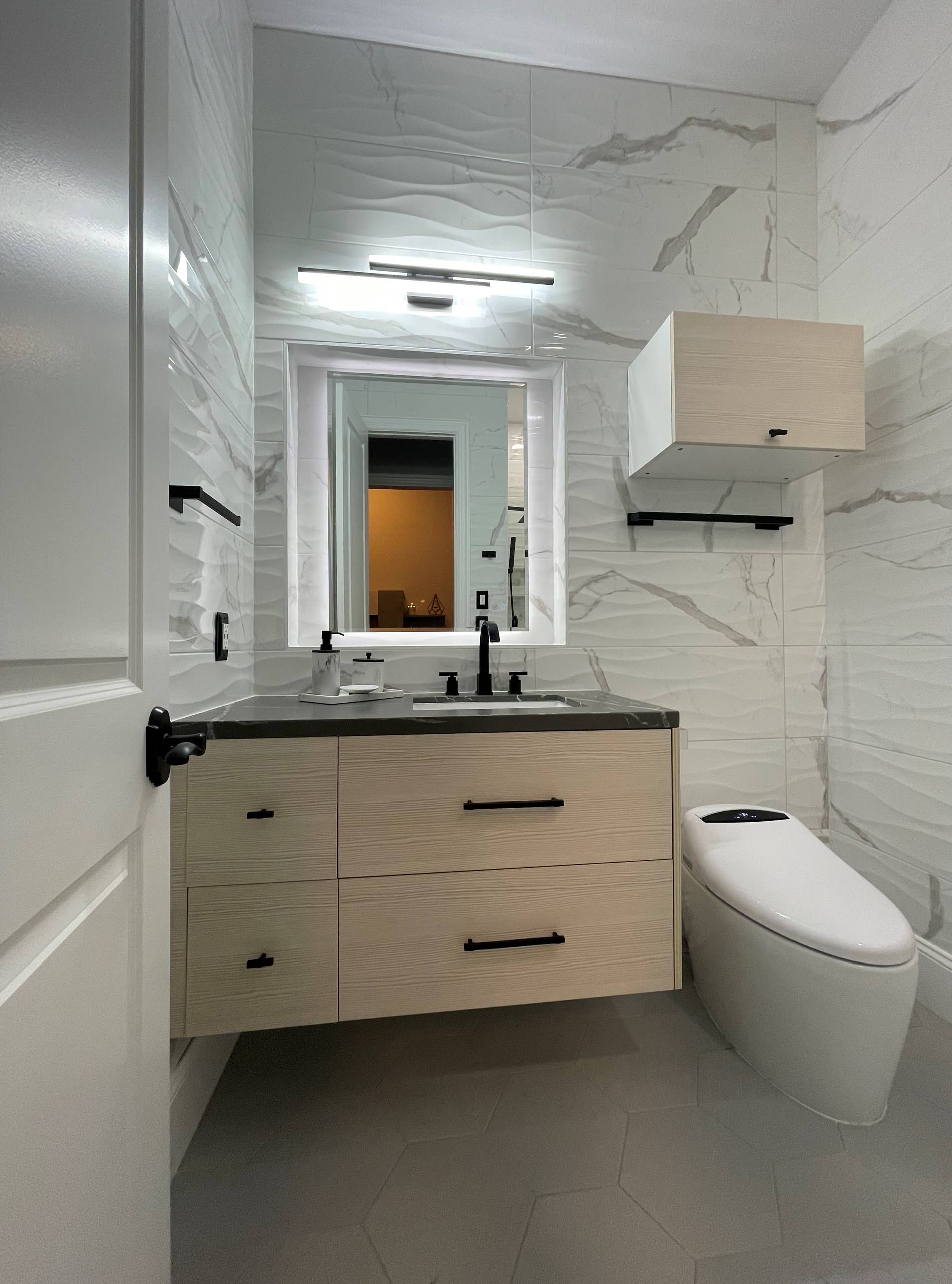 Modern/Contemporary Guest Bathroom Remodeling in Cypress