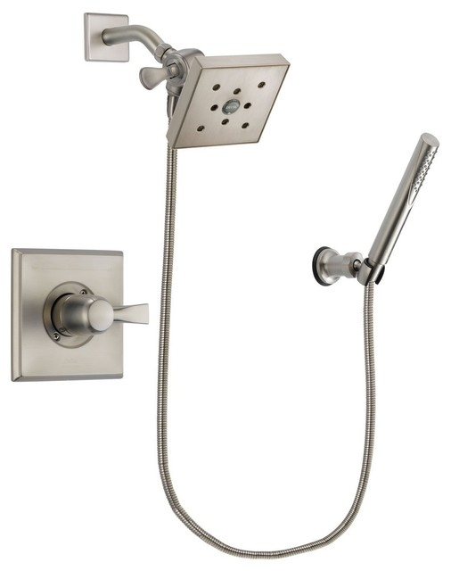 Delta Dryden Stainless Steel Finish Shower Faucet System W Hand