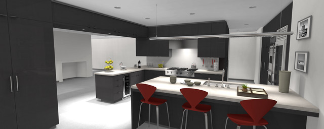 Kitchen Design Visualization rendering