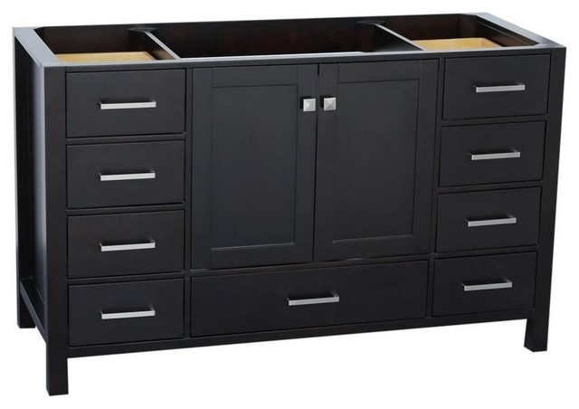 Ariel Cambridge 54 Single Sink Base Cabinet Transitional Ariel Cambridge 54 Single Sink Base
