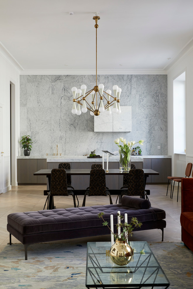 This is an example of a scandinavian family room in Stockholm.