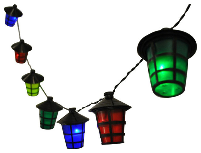 Kingfisher 40 Multi-Coloured LED Lantern String Lights