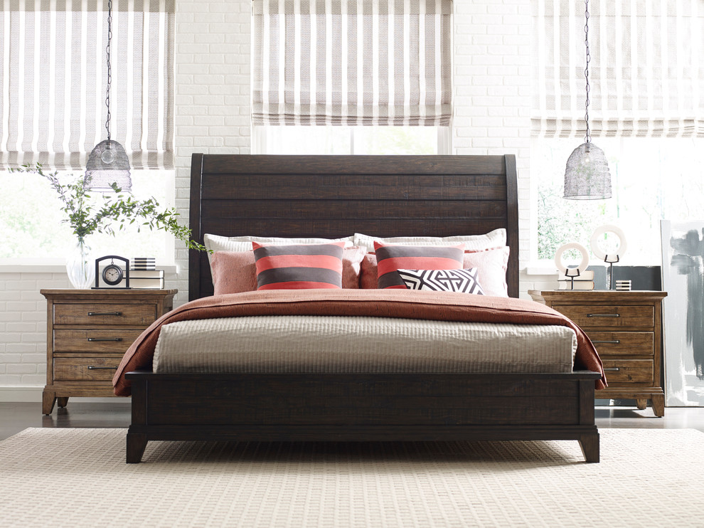 Example of a mountain style bedroom design in Phoenix