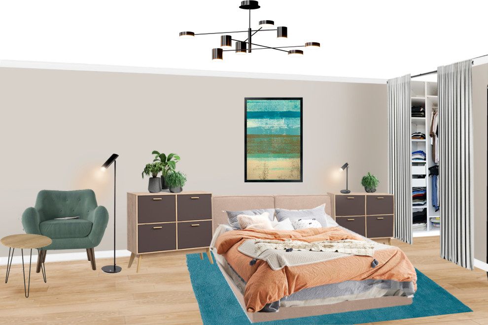 Эскизный проект однокомнатной квартиры