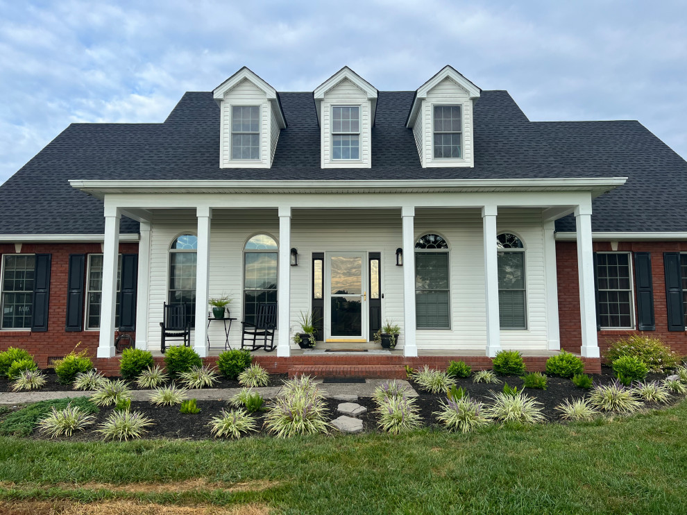 back porch addition and front porch remodel