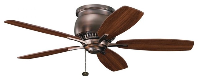 Oil Brushed Bronze Hugger Ceiling Fan