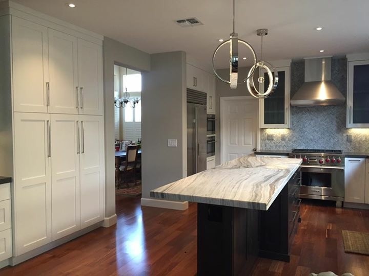 Inspiration for a transitional kitchen remodel in Seattle
