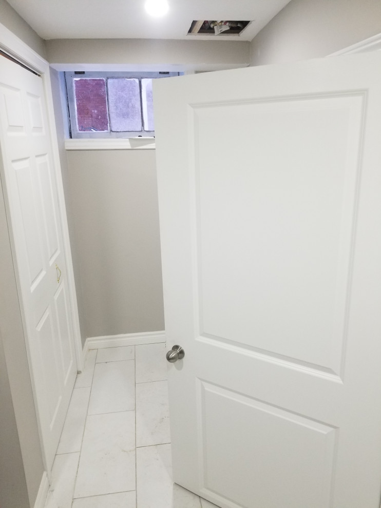 Basement Remodel- Bathroom, Laundry, and Entertainment Area