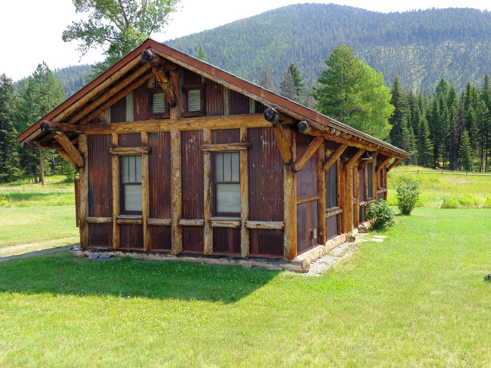 Photo of a country exterior in Other with metal siding.