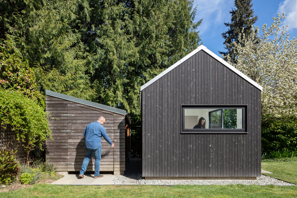This is an example of a country shed and granny flat in Seattle.