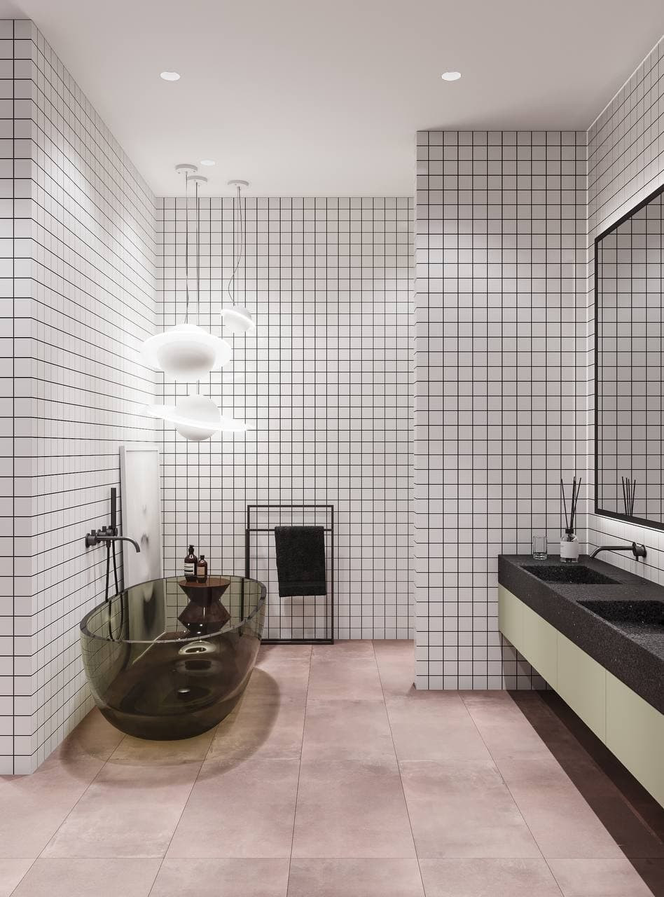 Ванная комната проекта Pebble