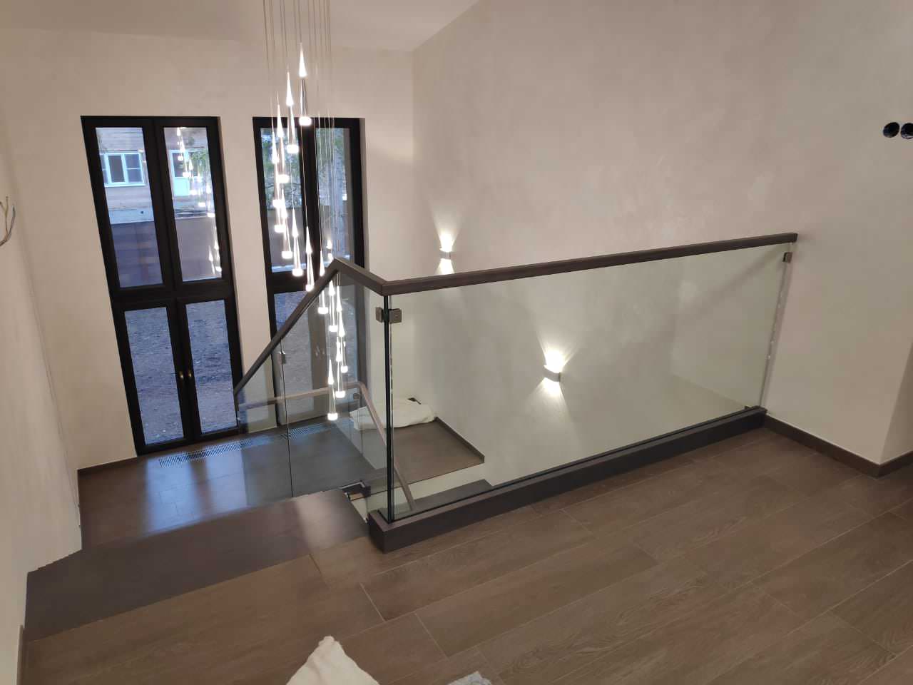 больцевая лестница в загородном доме