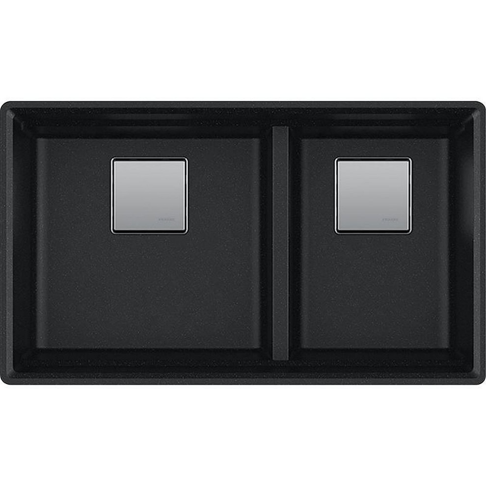 Franke Peak DoubleBowl Undermount Sink Contemporary Kitchen Sinks