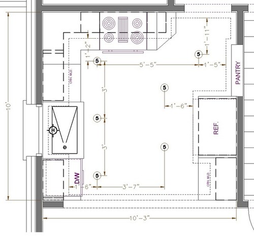 Help with Kitchen Lighting Layout