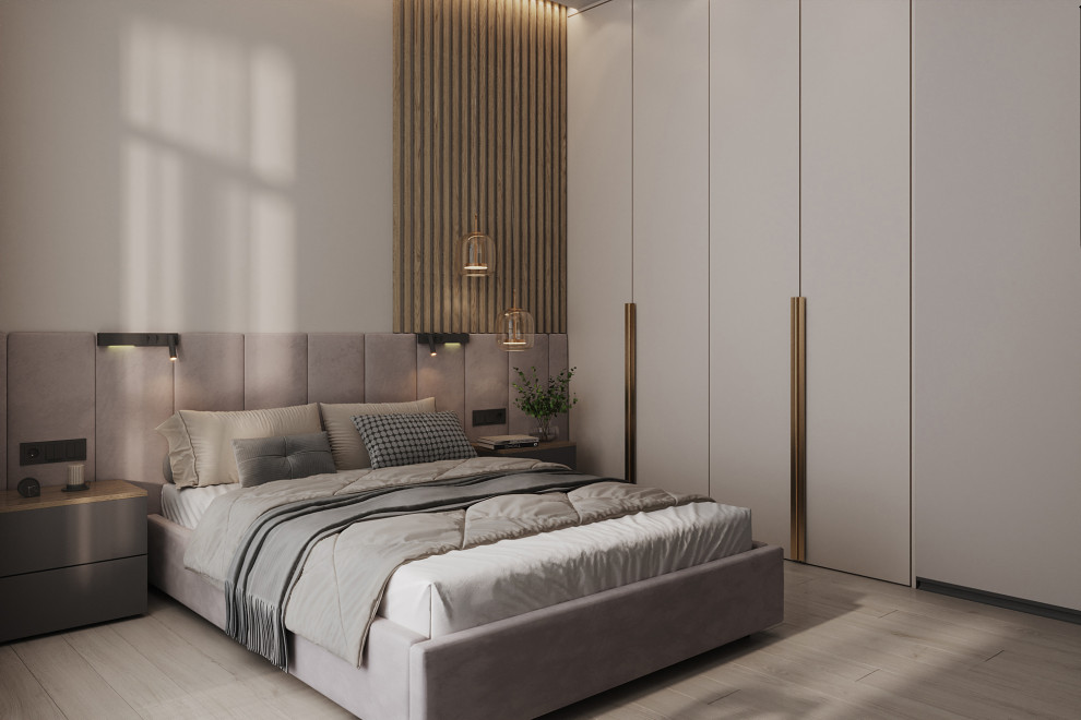 Современная спальня ЖК Сердце столицы