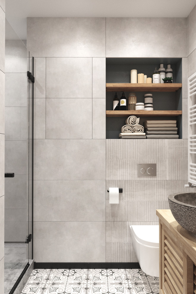 Воображение с этническими мотивами. Проект квартиры 55 м2 в Москве.