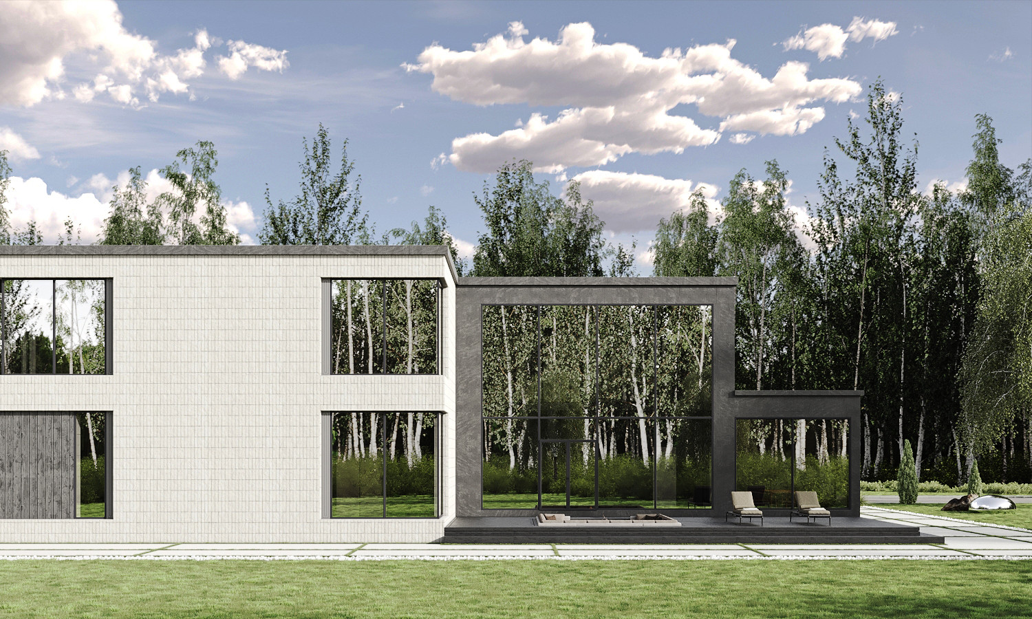 Эскиз дома 1000 кв.м