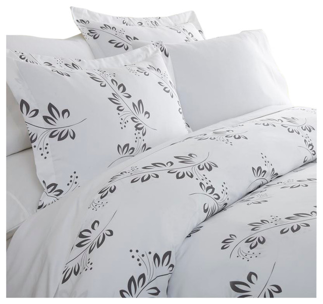 Becky Cameron Premium Ultra Soft 3 Piece Simple Vine Print Duvet