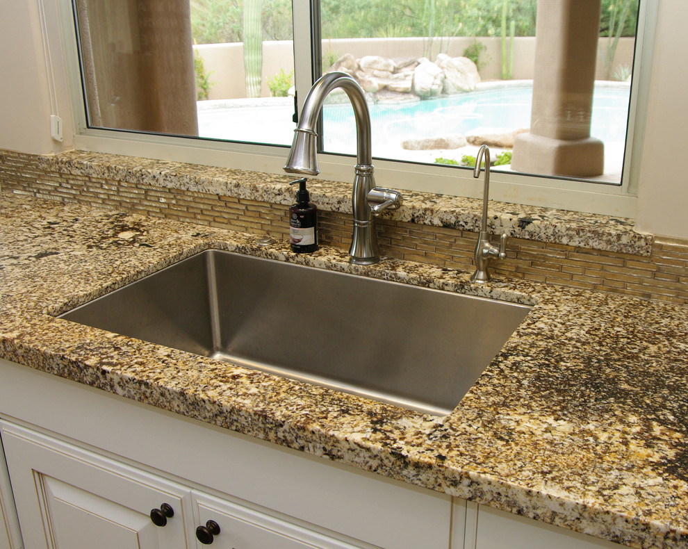 Kitchen - huge transitional kitchen idea in Phoenix