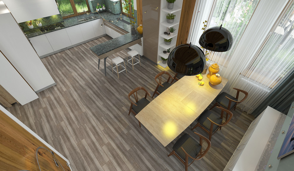 ДОМ "СОВРЕМЕННОЕ ШАЛЕ - ЭКО, 1этаж