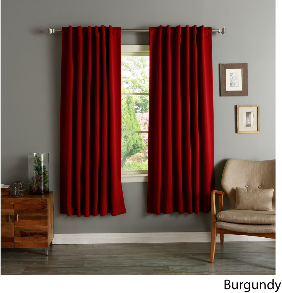 Insulated 72-inch Thermal Blackout Curtain Panel Pair