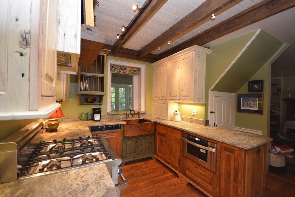 Inspiration for a rustic kitchen remodel in DC Metro
