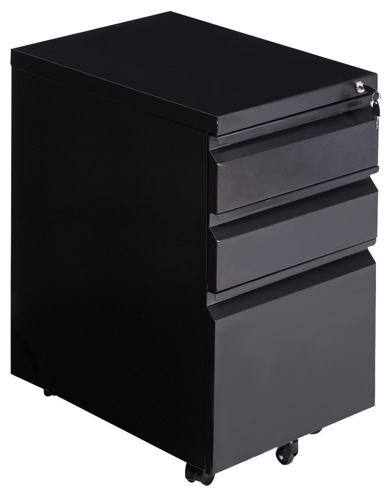 Modern Steel Rolling Storage A4 Drawers File Cabinet Contemporary Filing Cabinets By Imtinanz Llc