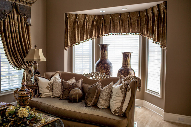 Country Window Treatments For Living Room