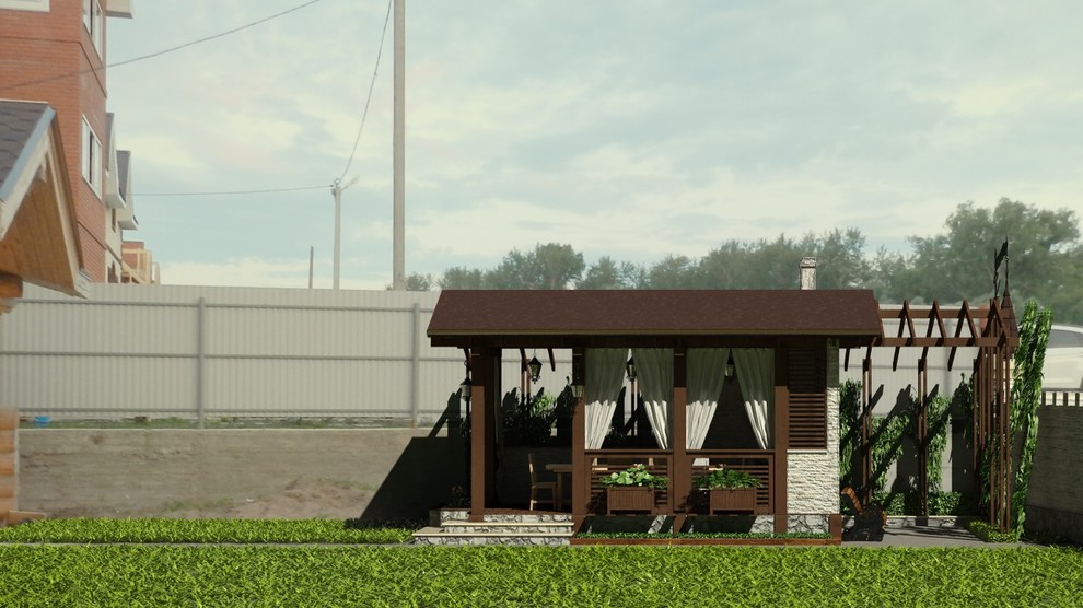 Беседка на Геофизиков