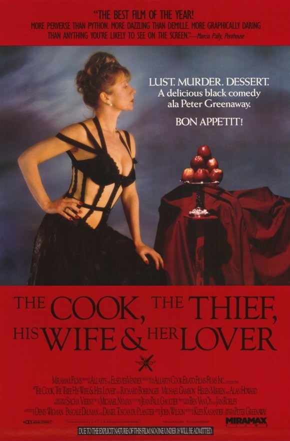 The Cook Thief, His Wife and Her Lover 11 x 17 Movie Poster - Style B