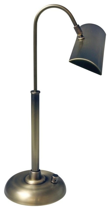 Zenith Antique Brass 12-Inch LED Piano or Desk Lamp