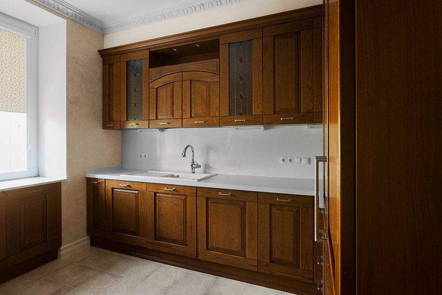 Кухня в квартире на ул. Профсоюзная