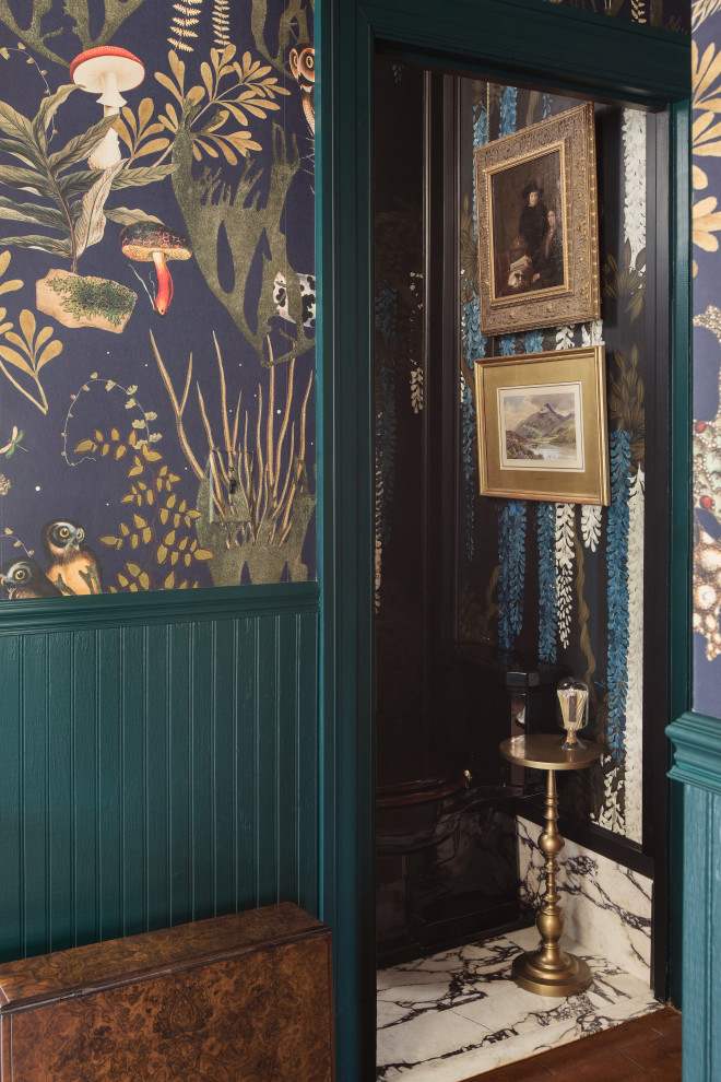 West End Maximalism | Design and Build - Eclectic - Powder Room - St ...