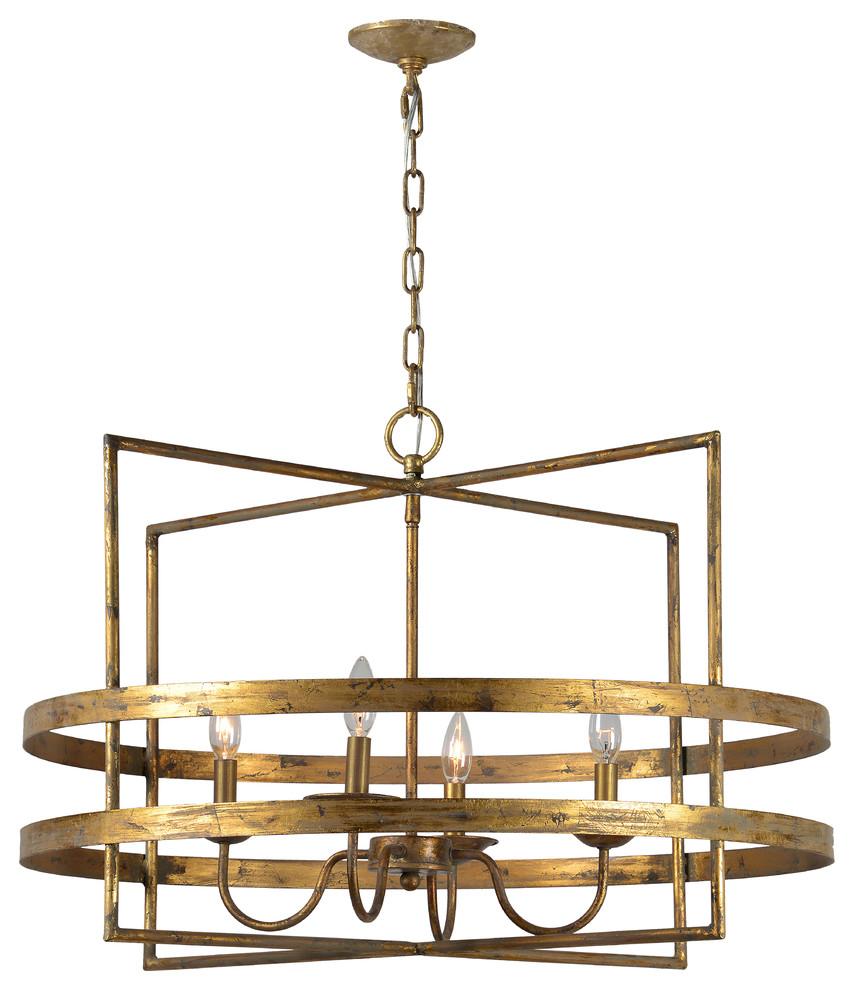 Avalon Chandelier Transitional Chandeliers by Forty West Designs