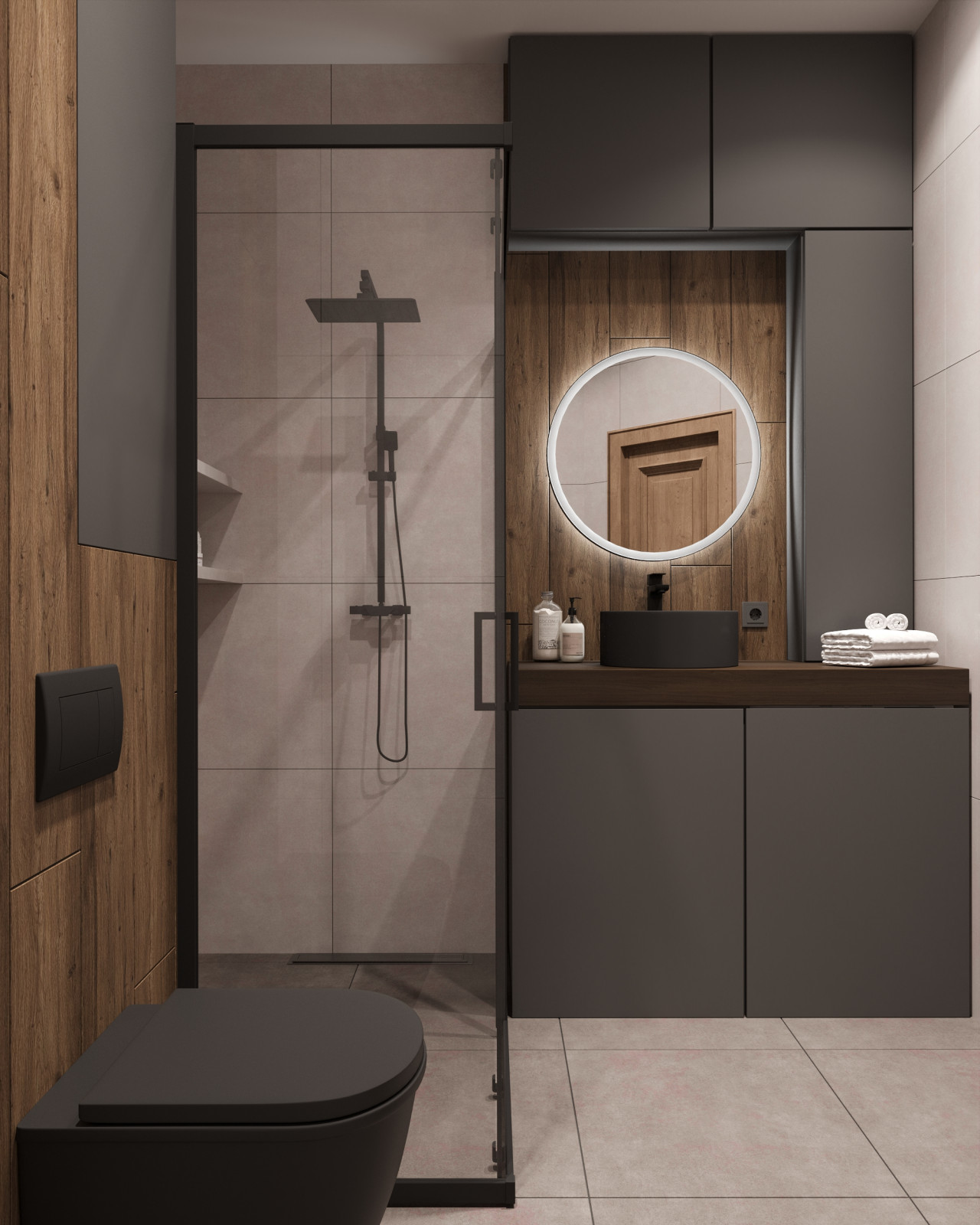 Трехкомнатная квартира 63 м² для семьи с ребенком в ЖК Дмитровское