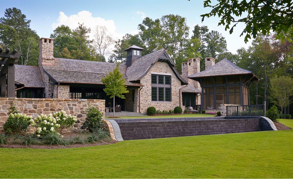 Design ideas for a country exterior in Birmingham.