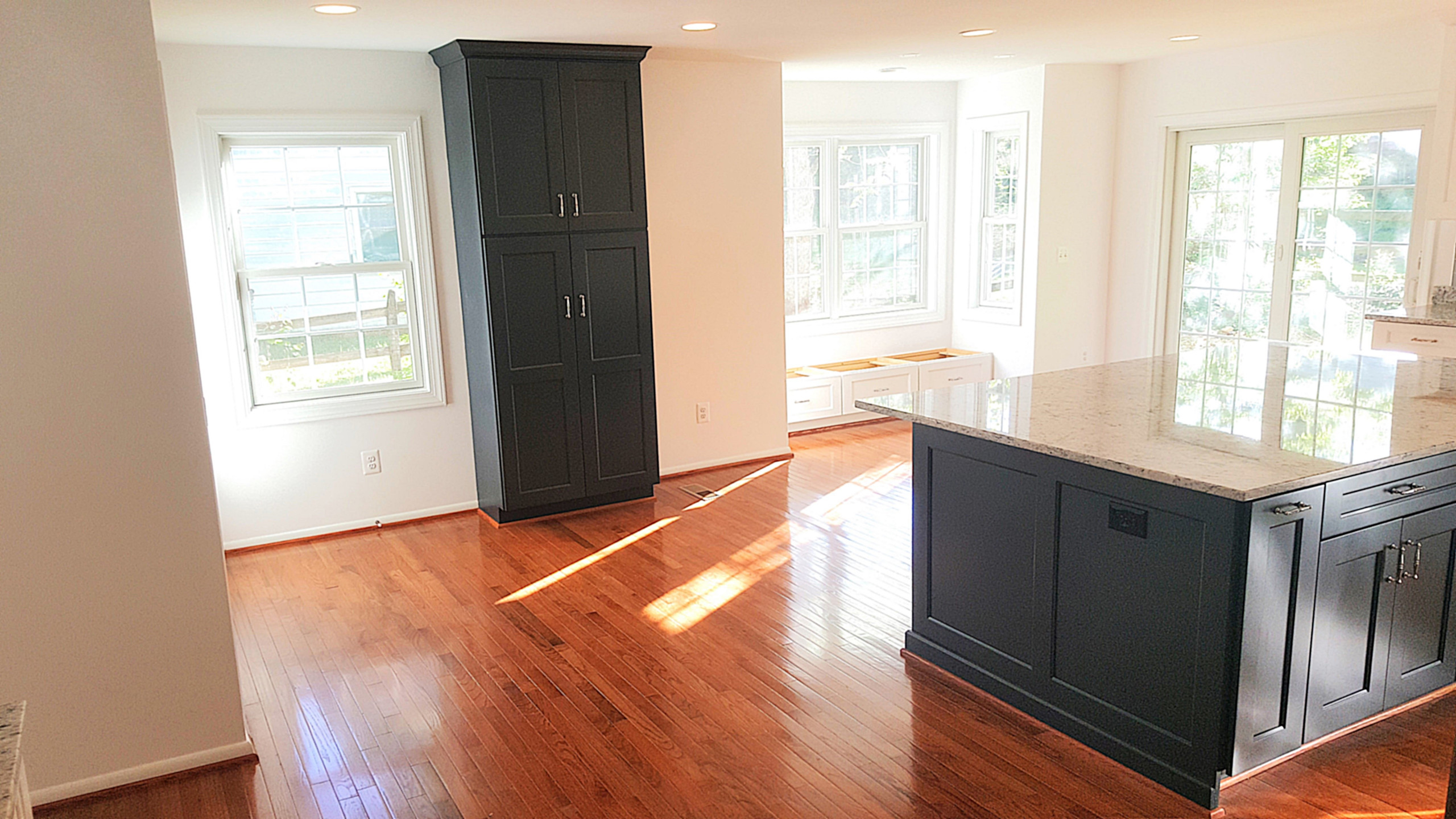 Two Toned Sunny Kitchen