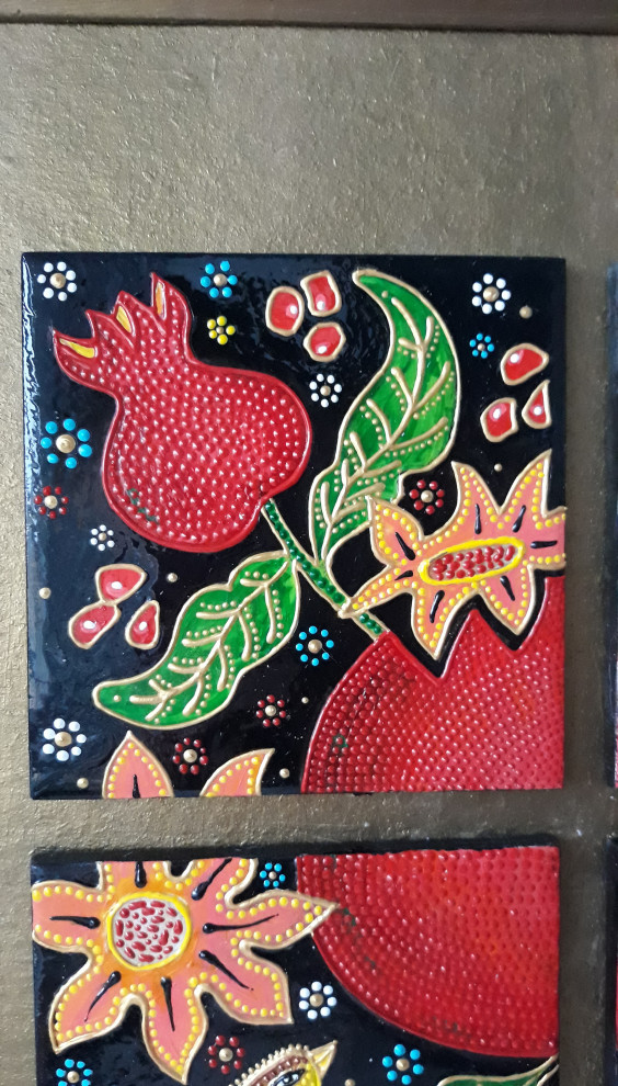 Панно "Гранатовый сад"