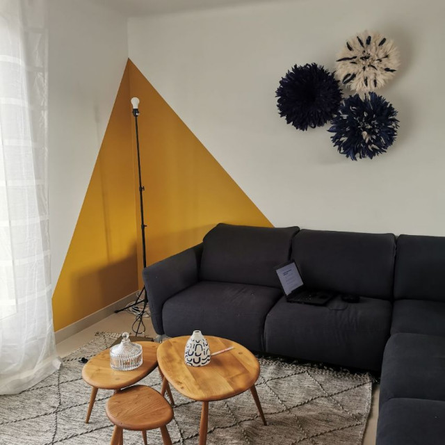 R&eacute;novation compl&egrave;te d'une maison eklektisk-vardagsrum