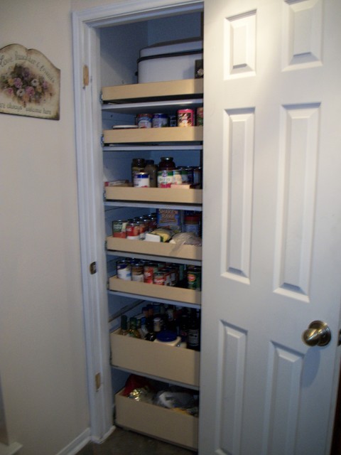 ShelfGenie Glide-Out Shelves - Traditional - Kitchen - Houston - by ...