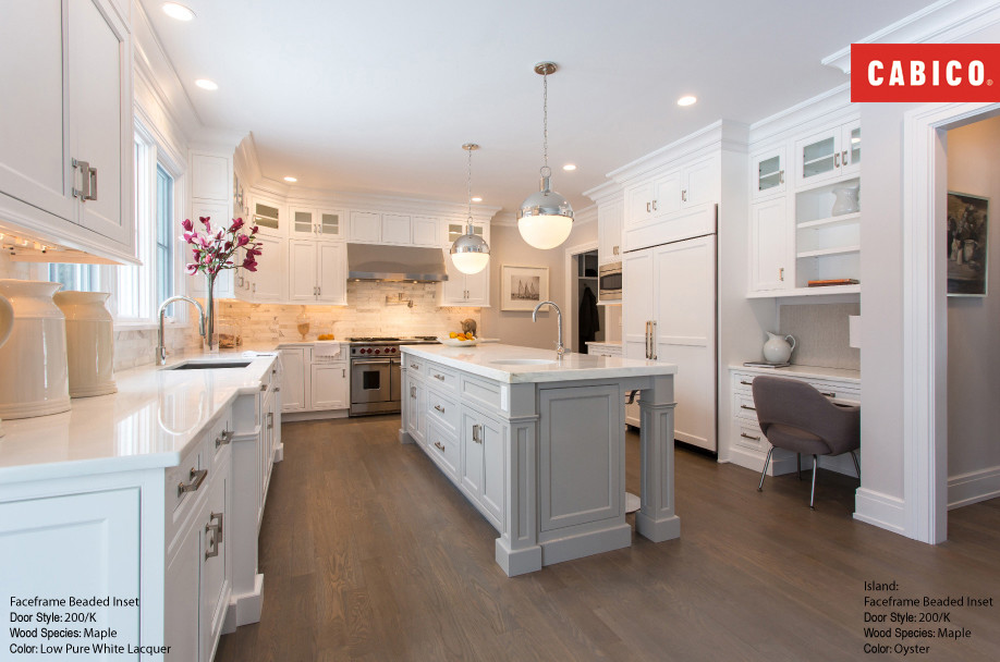 Transitional kitchen photo in Edmonton