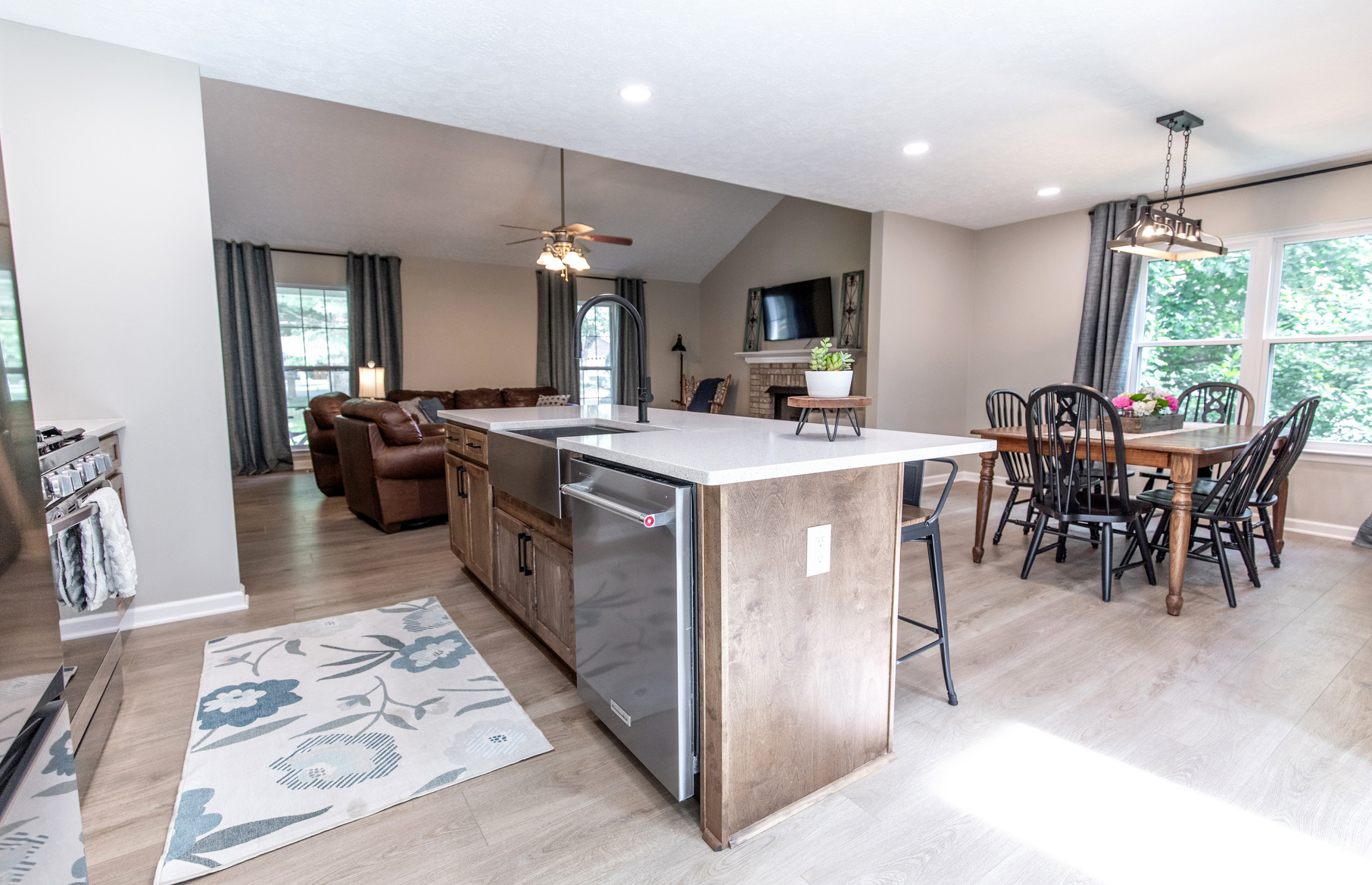 "Open Horizons" Kitchen and dining remodel