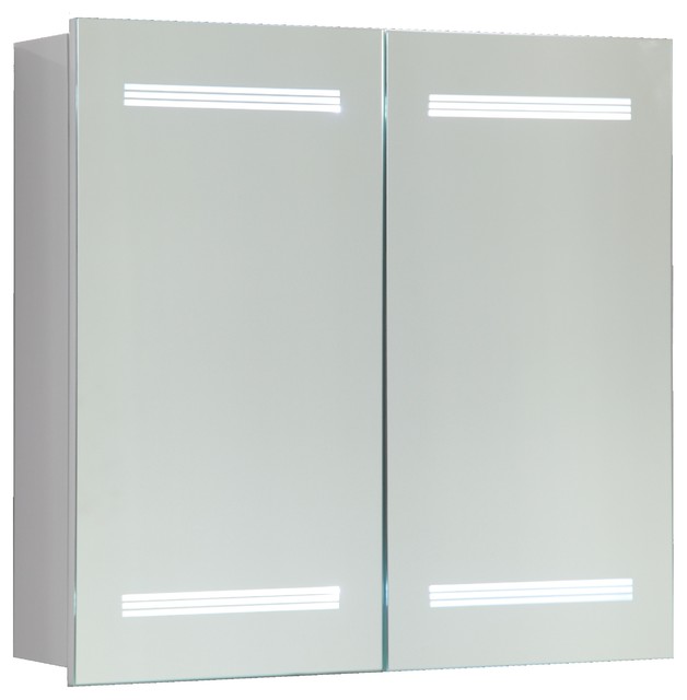 Vanity Art Led Lighted Medicine Cabinet With Rock Switch