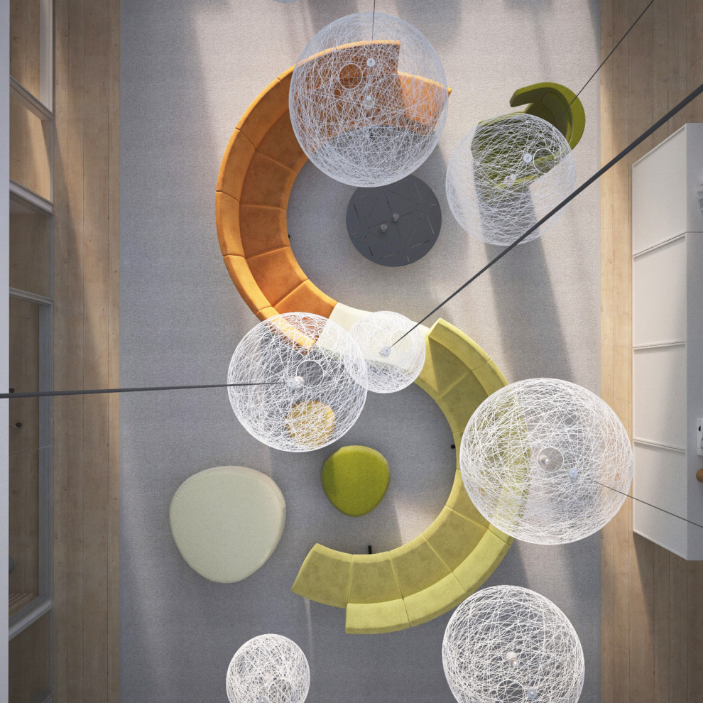 Офис.Оперативная мебель серии Тргетт и мягкая мебель серии Скорцезе