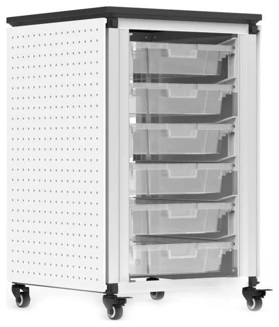 Offex Modular Classroom Storage Single Module with 6 Small