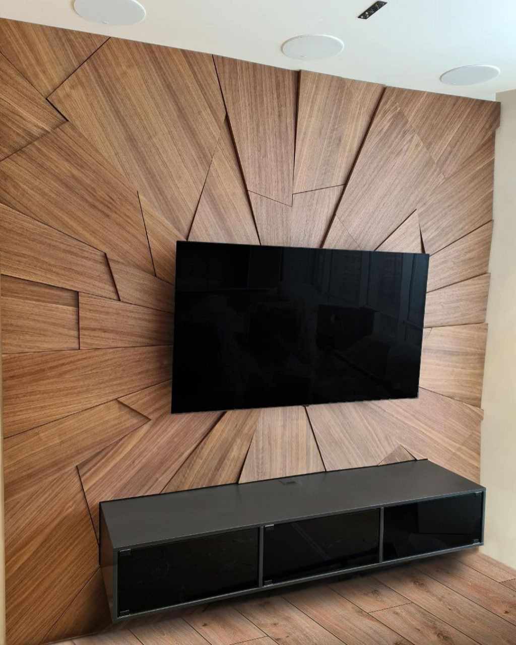 Декоративные панели из ценных пород древесины для стен и потолков