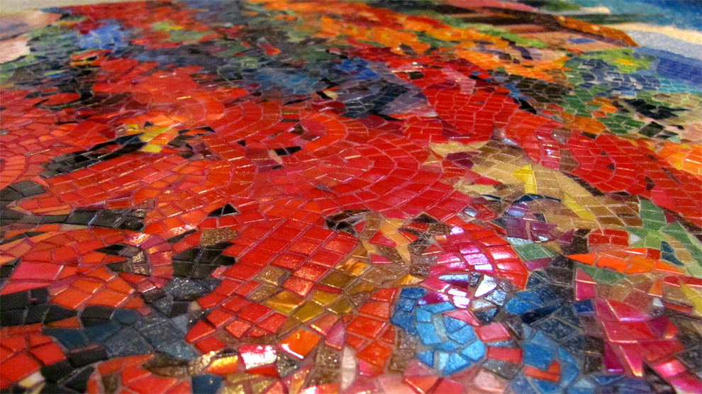 Littoral landscape picture for privat bathroom