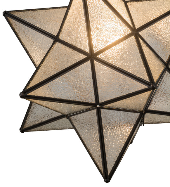 18 Wide Moravian Star Pendant - Mediterranean - Pendant Lighting - by ...